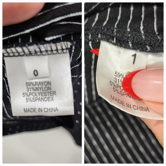 Ruti Scuba Essential Top & Wide-ish Pant Black White Polka Dot Lounge Set SZ 4/6 - Picture 16 of 16